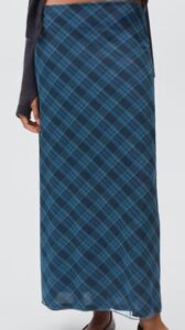 Image of sale on Checked Long Skirt