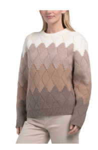 Image of sale on Wool and Cashmere Blend Pull over Felted Sweater