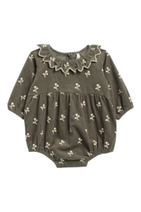 Image of sale on Freya Embroidered Cotton Corduroy Bodysuit