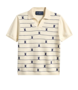 Image of sale on Kids’ Marvin Stripe Bunny Johnny Collar Shirt