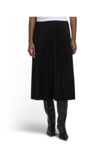 Image of sale on Wool Blend Classic Pleated Midi Skirt