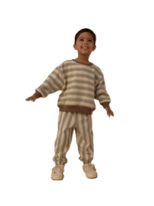 Image of sale on Toddler Boys’ 2pc Juniper Shore Striped Sweatshirt and Pants Set