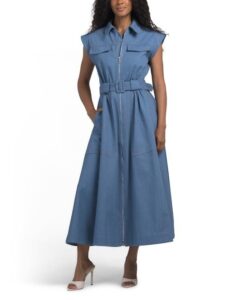 Image of sale on Trisha Utility Midi Dress
