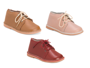 Image of sale on Unisex Leather Georgie Lace Up Boots (toddler Little Kid)