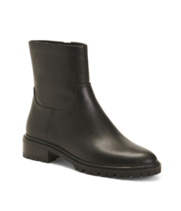 Image of sale on Leather City Zip Boots Size 4.5-5.5