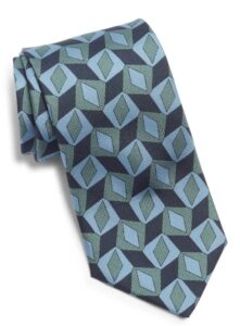 Image of sale on Nielsen Geometric Print Silk Tie