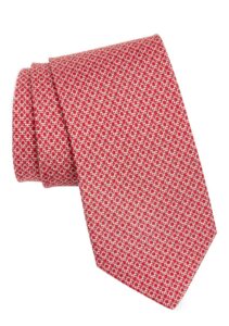 Image of sale on Gancini Print Silk Tie
