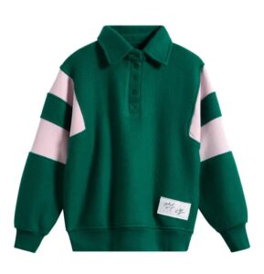 Image of sale on Kids’ Colorblocked Polo Sweatshirt