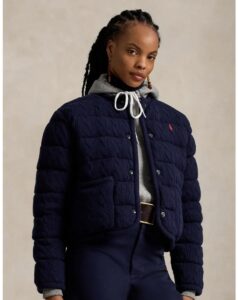 Image of sale on Padded Cable Stitch Wool & Cashmere Puffer Jacket