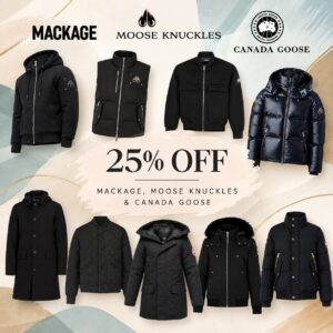 Image of sale on Men’s Outerwear 25% off