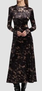 Image of sale on Jynx Velvet Cut out Maxi Dress
