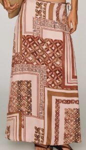 Image of sale on Scotch & Soda Printed Midi Skirt