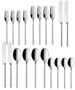 Image of sale on New Wave Stainless Steel 20 Pc. Flatware Set, Service for 4