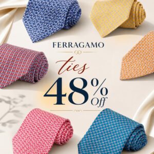 Image of sale on 48% off Ferragamo Ties!!