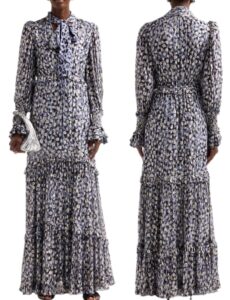 Image of sale on Dana Animal-print Maxi Dress