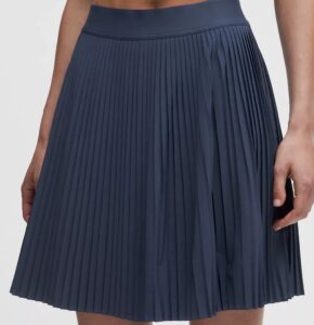 Image of sale on Pleated High-rise Knee-length Tennis Skirt