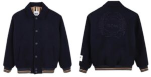 Image of sale on Little Boy’s & Boy’s Logo Wool-blend Varsity Jacket