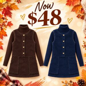 Image of sale on Girls’ Corduroy Pinafore Dress