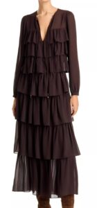 Image of sale on Ruffled Tiered Maxi Dress