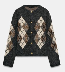 Image of sale on Diamond Knit Cardigan