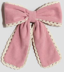 Image of sale on Corduroy-bow Hair Clip