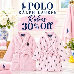 Image of sale on 30% off Polo Ralph Lauren Robes!