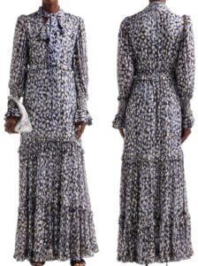 Image of sale on Dana Animal-print Maxi Dress