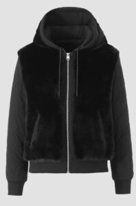 Image of sale on Gwendal Quilted Faux-fur Reversible Hoodie
