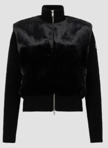 Image of sale on Dua Bunny Wool-cashmere Zip Cardigan