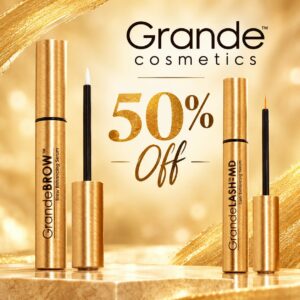 Image of sale on 50% off Grande Cosmetics!