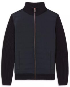 Image of sale on Trainer Mixed Media Zip Jacket