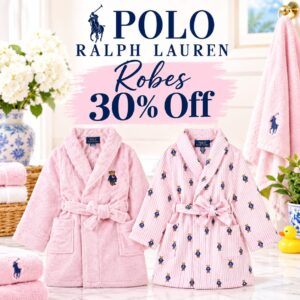 Image of sale on 30% off Polo Ralph Lauren Robes!