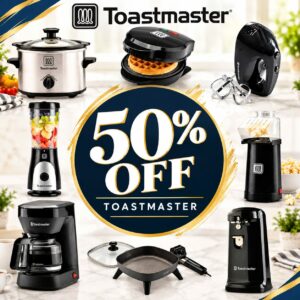 Image of sale on 50% off Toastmaster Appliances!!