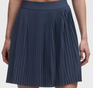 Image of sale on Pleated High-rise Knee-length Tennis Skirt