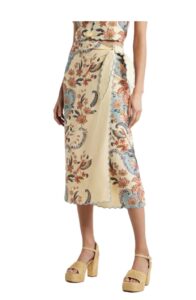 Image of sale on Boho Beauty Wrap Linen Maxi Skirt