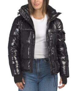 Image of sale on Quilted Shiny Puffer Jacket