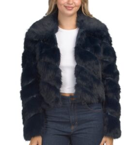 Image of sale on Cropped Diagonal Paneled Jacket