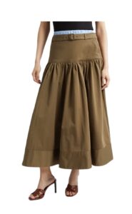 Image of sale on Peri Stretch Cotton Maxi Skirt