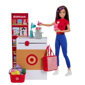 Image of sale on Barbie Skippers First Job Target Doll Set with Checkout Stand and Accessories