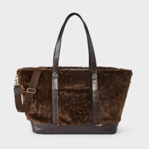 Image of sale on Faux Shearling Weekender Bag
