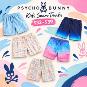 Image of sale on Psycho Bunny Swim Trunks