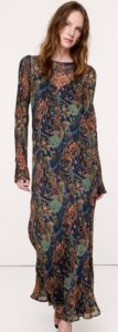 Image of sale on Bias-cut Chiffon Maxi Dress
