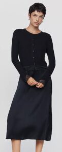 Image of sale on Twofer Cardigan Midi Dress
