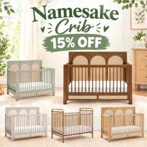 Image of sale on 15% off Namesake Cribs!!