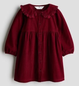 Image of sale on Corduroy Dress with Peter Pan Collar