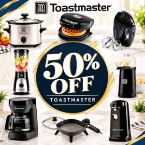 Image of sale on 50% off Toastmaster Appliances!!
