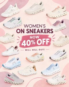 Image of sale on Women’s on Sneakers 40% off