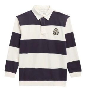 Image of sale on Kids’ Stripe Rugby Shirt Size 9-14