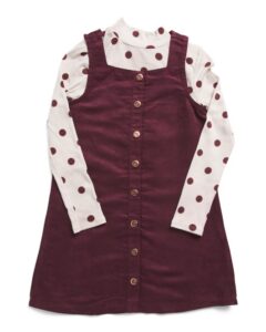 Image of sale on Girls 2pc Jumper And Printed Long Sleeve Tee Set