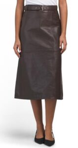 Image of sale on Leather Debbie Skirt